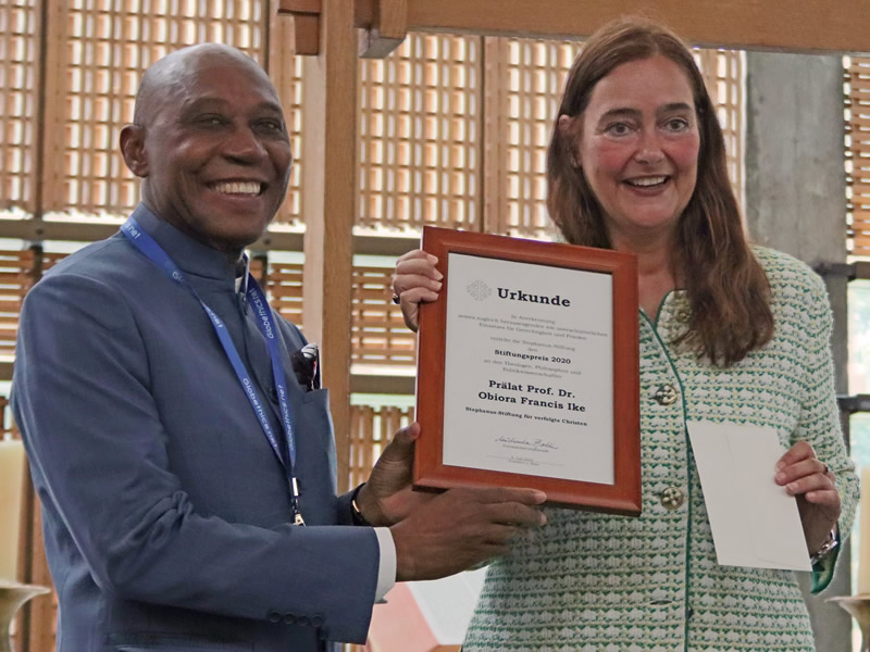 Stephanus Prize for persecuted Christians to human rights activist from Nigeria